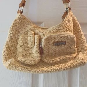 Cream Knitted Purse